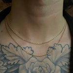 9K GOLD BELCHER NECKLACE - North Cross - Chain