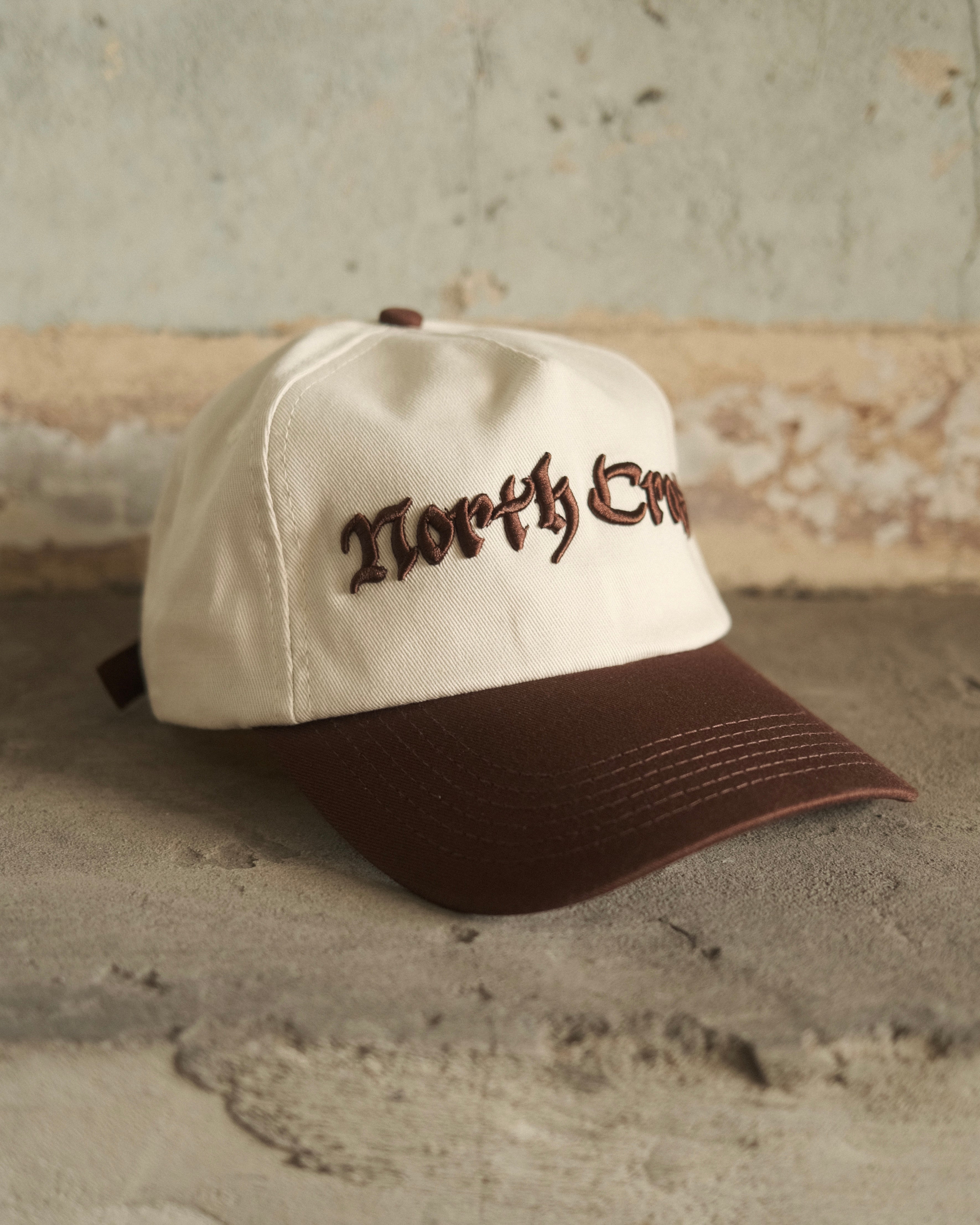 Brown North Cross baseball cap