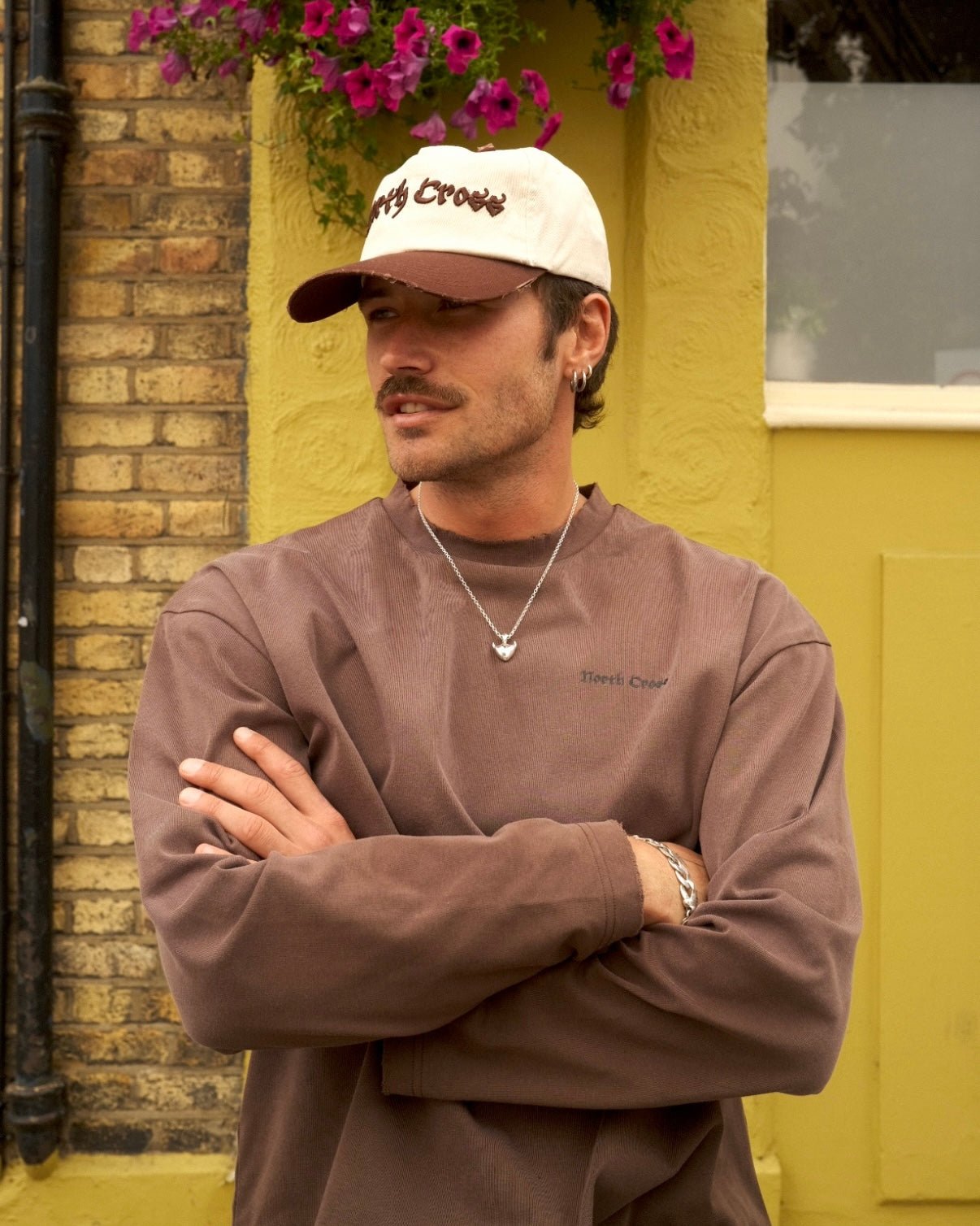 BROWN BASEBALL CAP - North Cross - Headwear