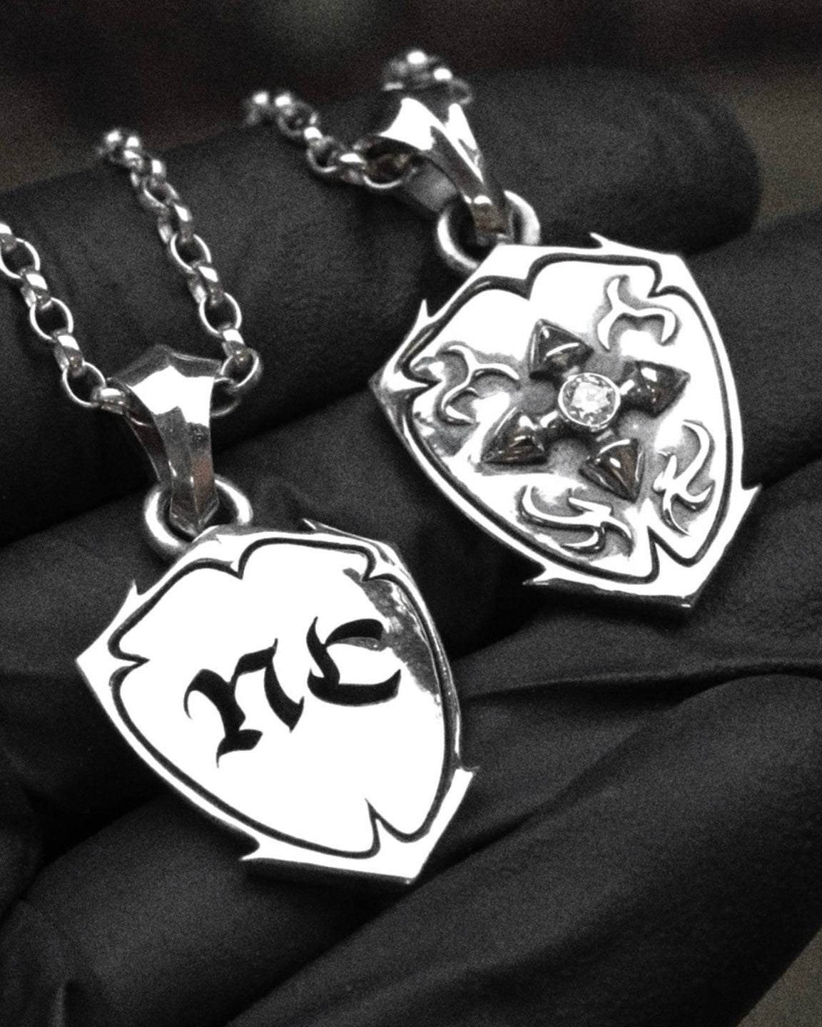 DIAMOND SHIELD PENDANT - North Cross - Pendant