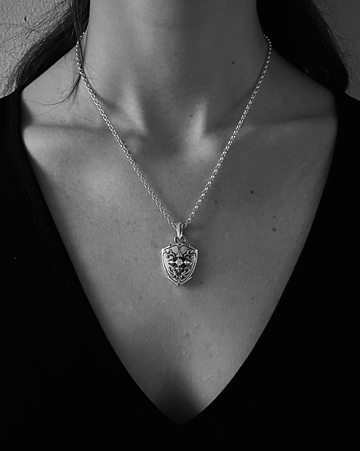 DIAMOND SHIELD PENDANT - North Cross - Pendant