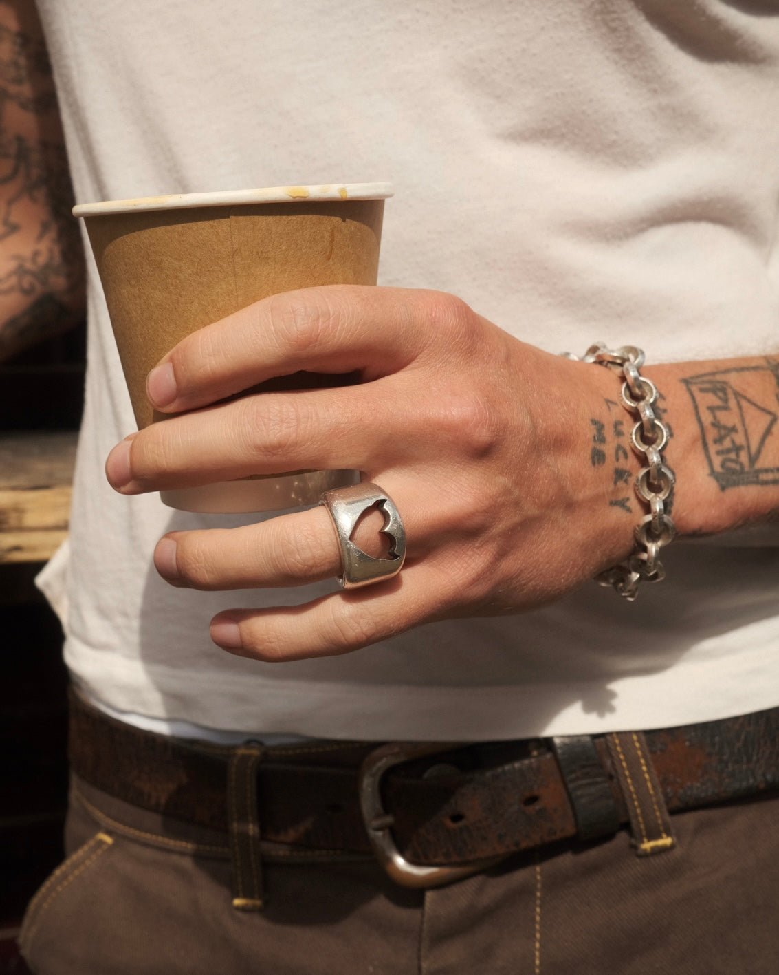 HORNED HEART RING - North Cross - Rings
