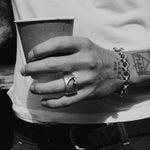 HORNED HEART RING - North Cross - Rings