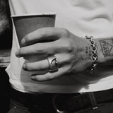 HORNED HEART RING - North Cross - Rings