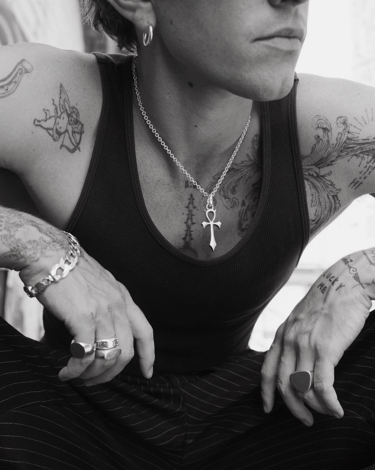 LARGE CROSS PENDANT - North Cross - Pendant