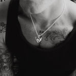 LARGE HORNED HEART PENDANT - North Cross - Pendant