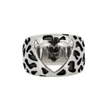 LEOPARD HORNED HEART RING - North Cross - Rings