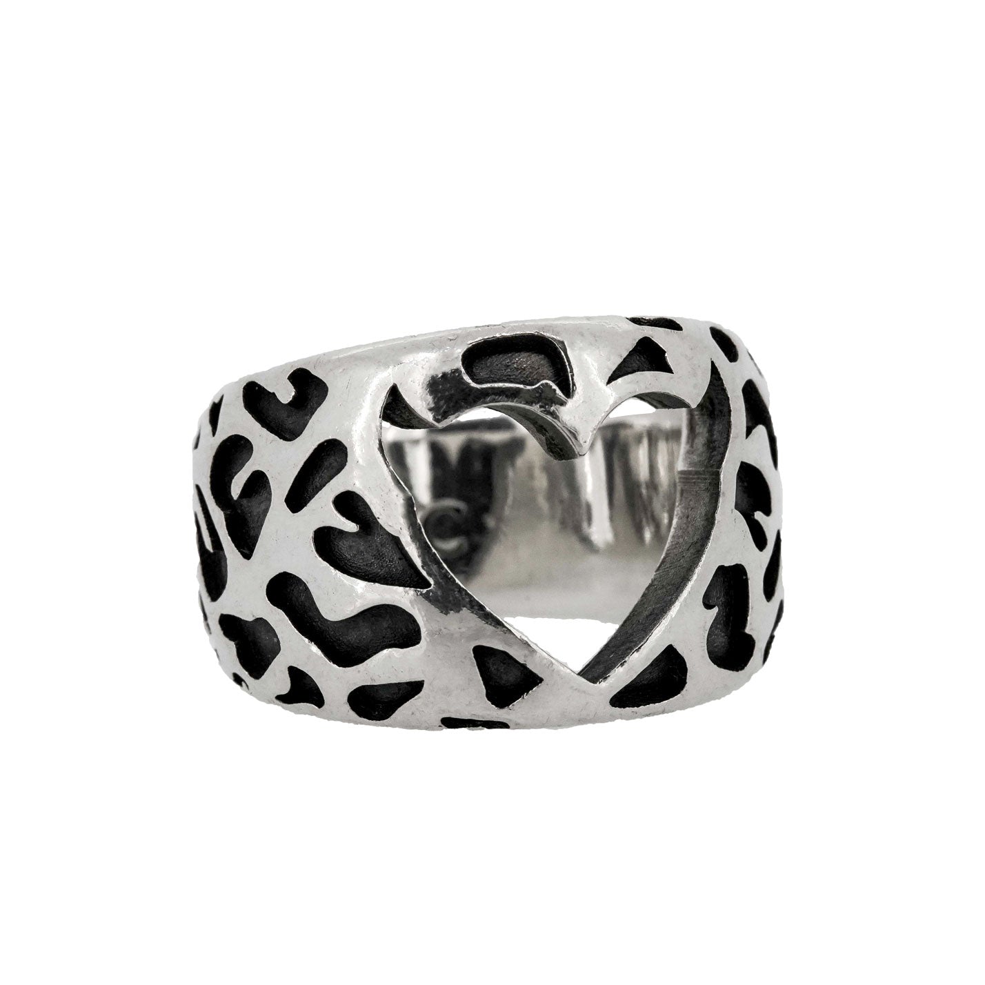 LEOPARD HORNED HEART RING - North Cross - Rings