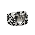 LEOPARD HORNED HEART RING - North Cross - Rings