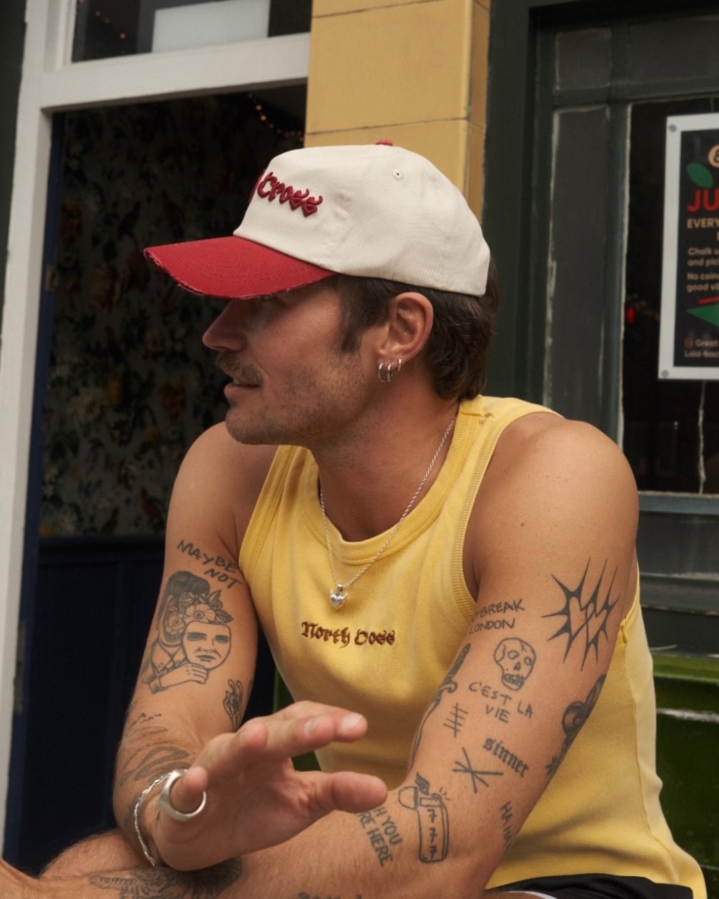 RED BASEBALL CAP - North Cross - Headwear
