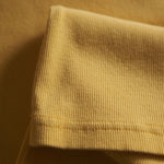 RIBBED TANK TOP - VINTAGE YELLOW - North Cross -