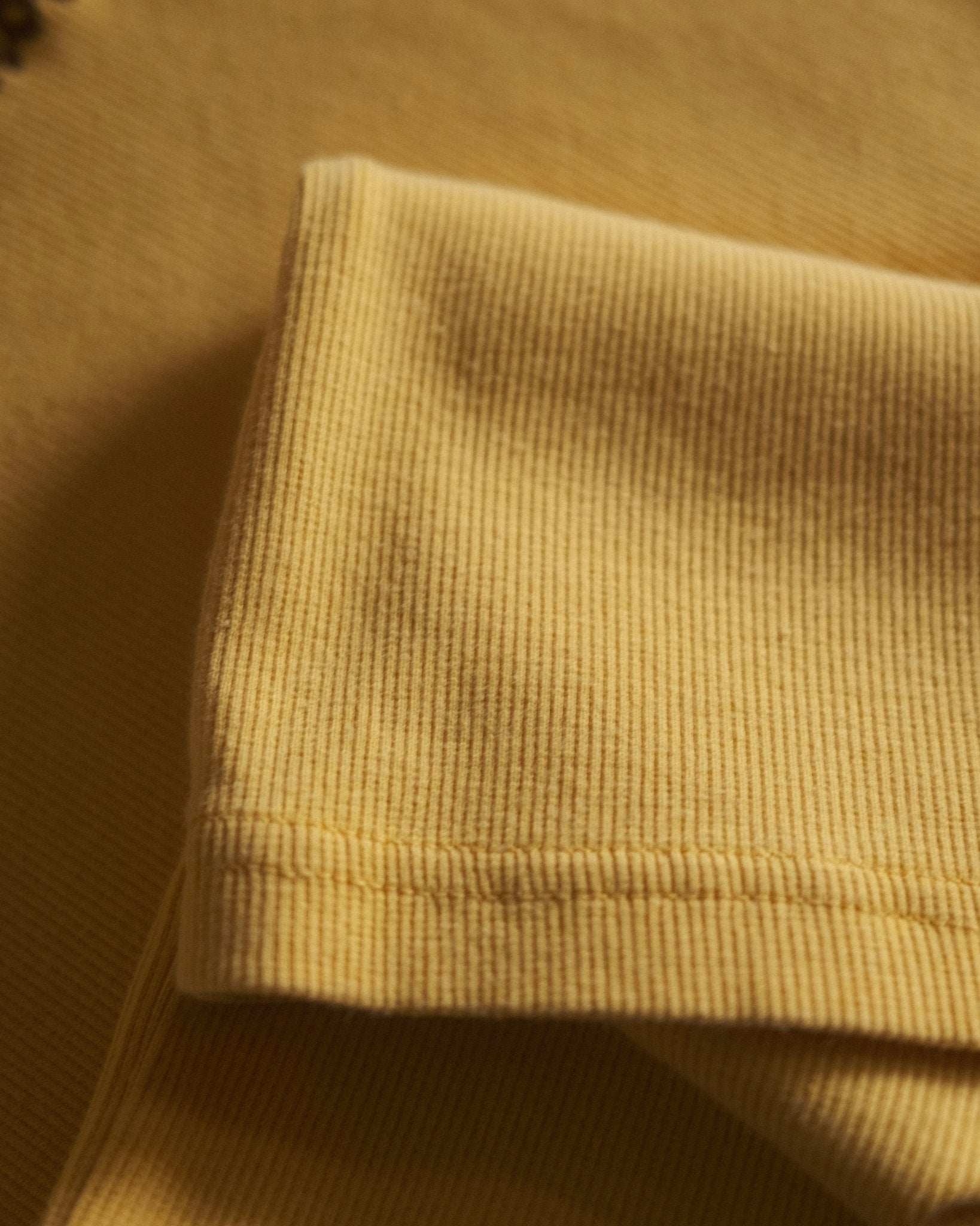 RIBBED TANK TOP - VINTAGE YELLOW - North Cross -