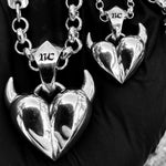 SMALL HORNED HEART PENDANT - North Cross - Pendant