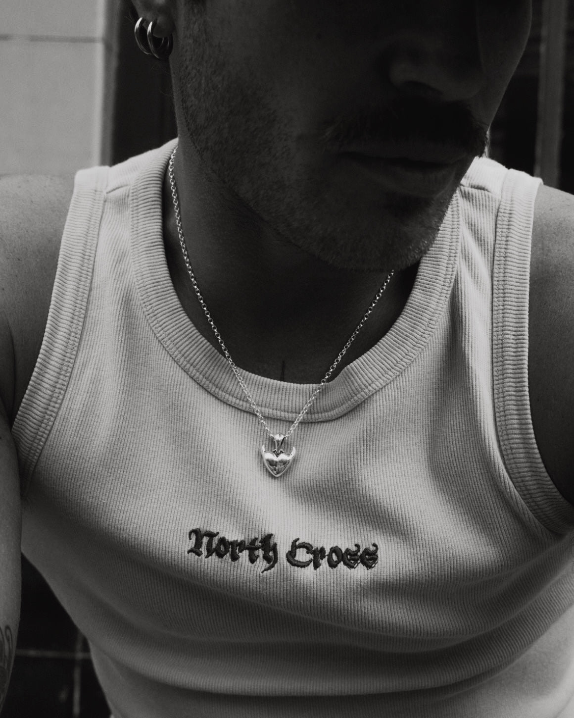 SMALL HORNED HEART PENDANT - North Cross - Pendant