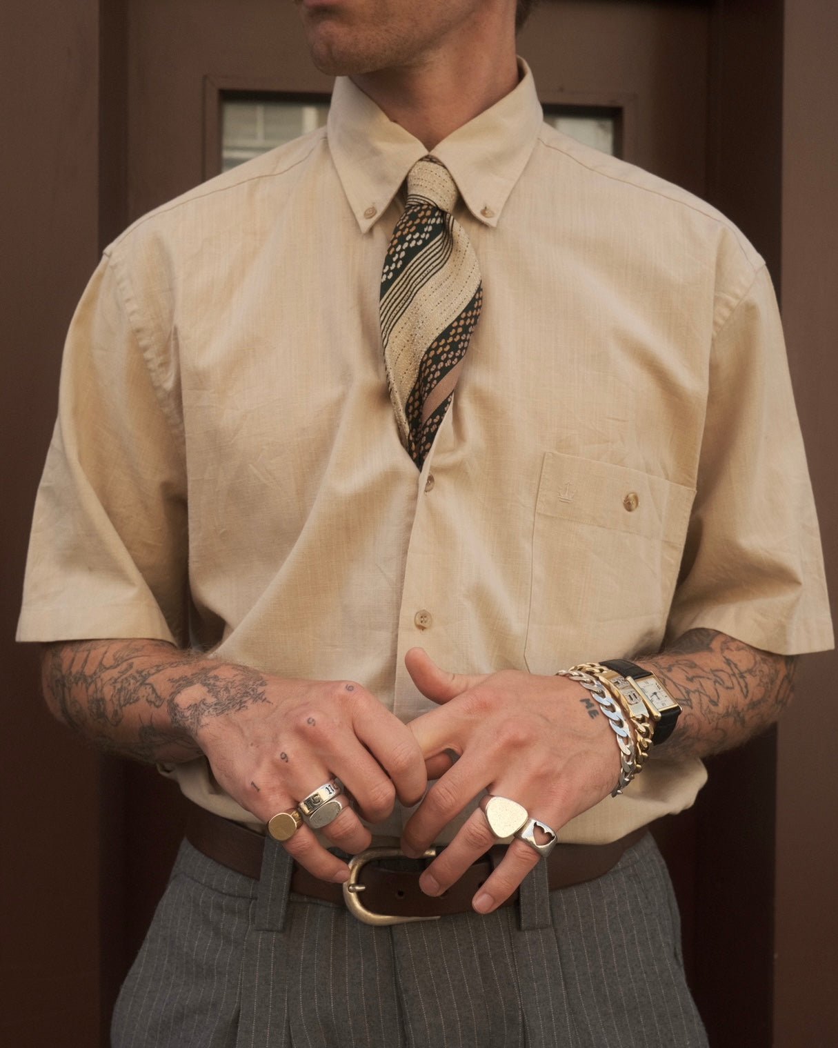 The Everyday Leather Belt - Vintage Brown - North Cross - Belt