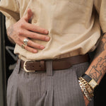 The Everyday Leather Belt - Vintage Brown - North Cross - Belt