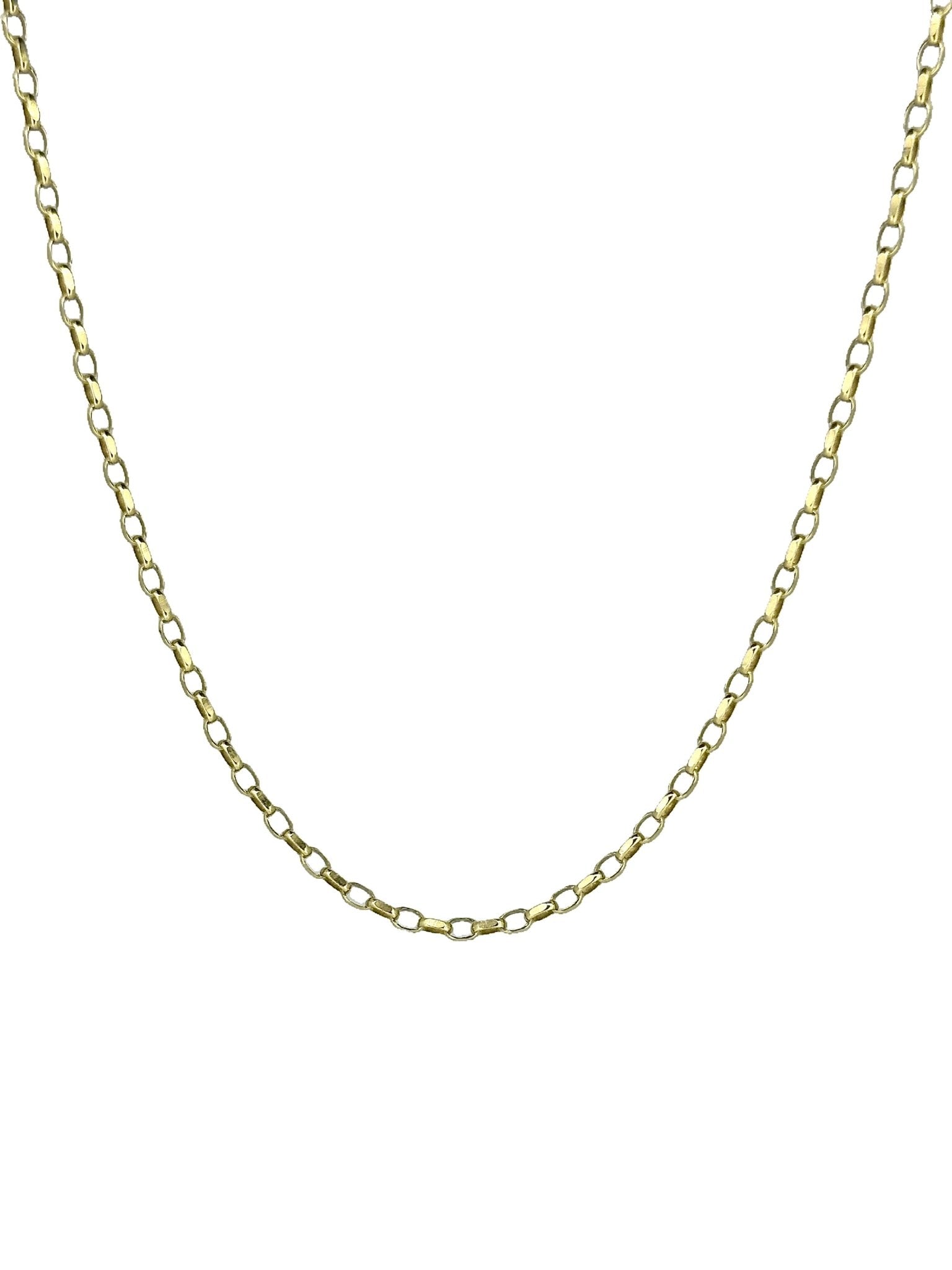 9K GOLD BELCHER NECKLACE - North Cross - Chain