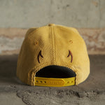 North Cross cord cap snapback with distressing 