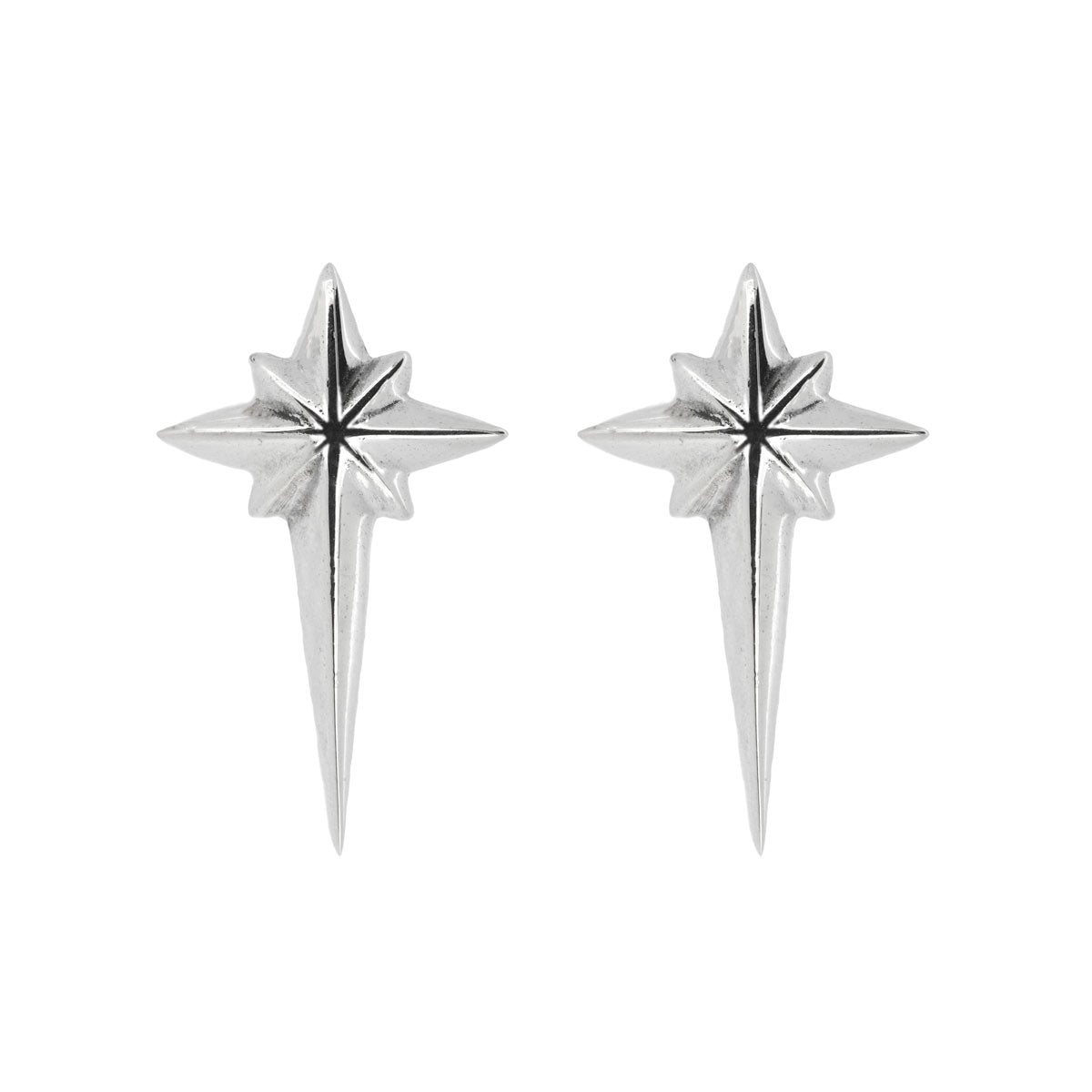 North Star stud earrings in 925 sterling silver