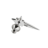 North Star stud earrings in 925 sterling silver