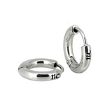 Silver Hoop Earrings in 925 sterling silver