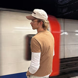BROWN BASEBALL CAP