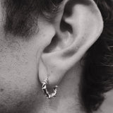 BARB WIRE HOOP - North Cross - Earring