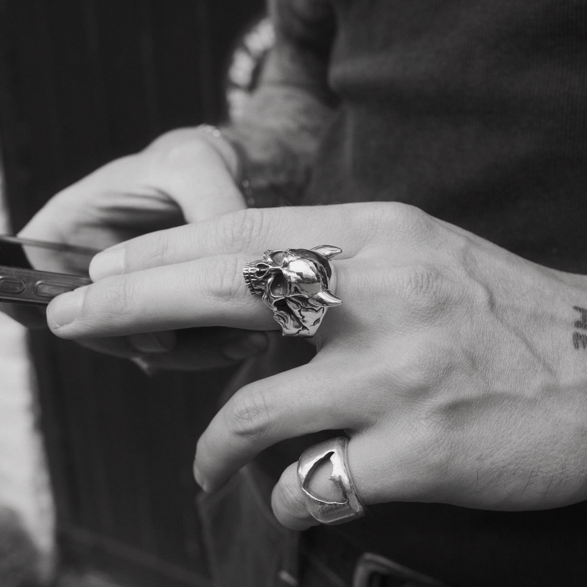 DEVIL SKULL RING - North Cross - Rings