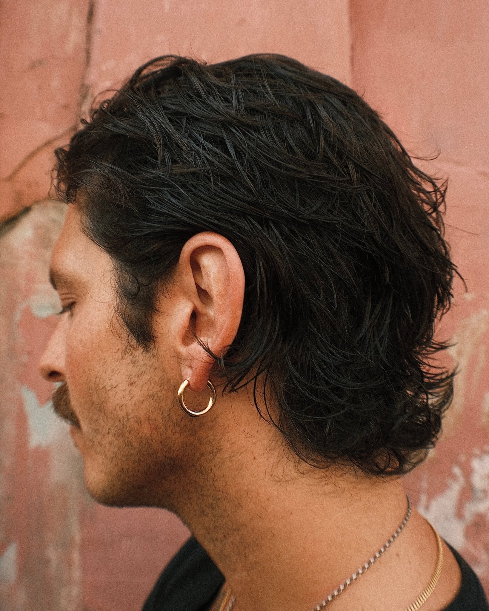 GOLD LARGE HOOP - North Cross - Earring