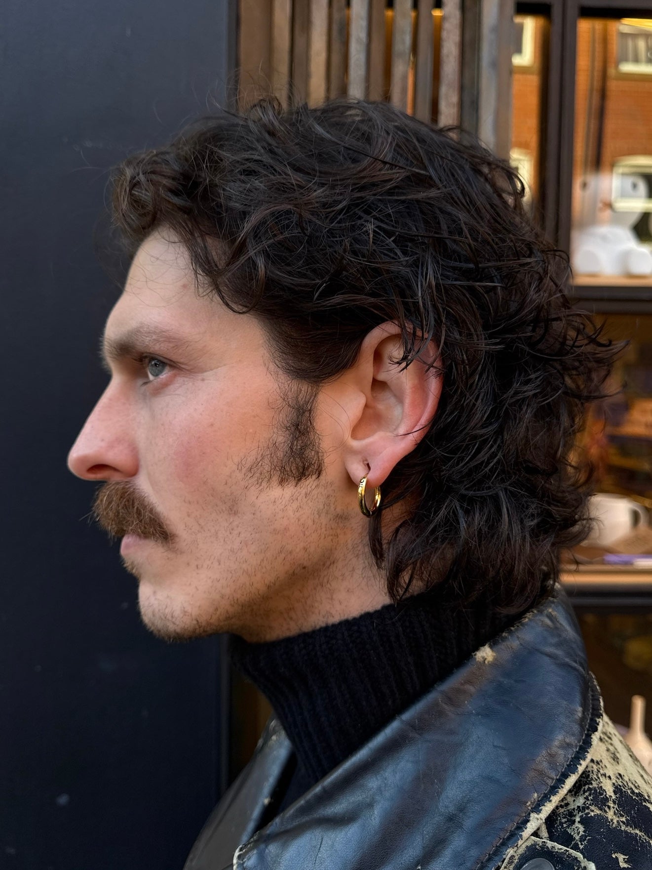 GOLD NC LARGE HOOP - North Cross - Earring