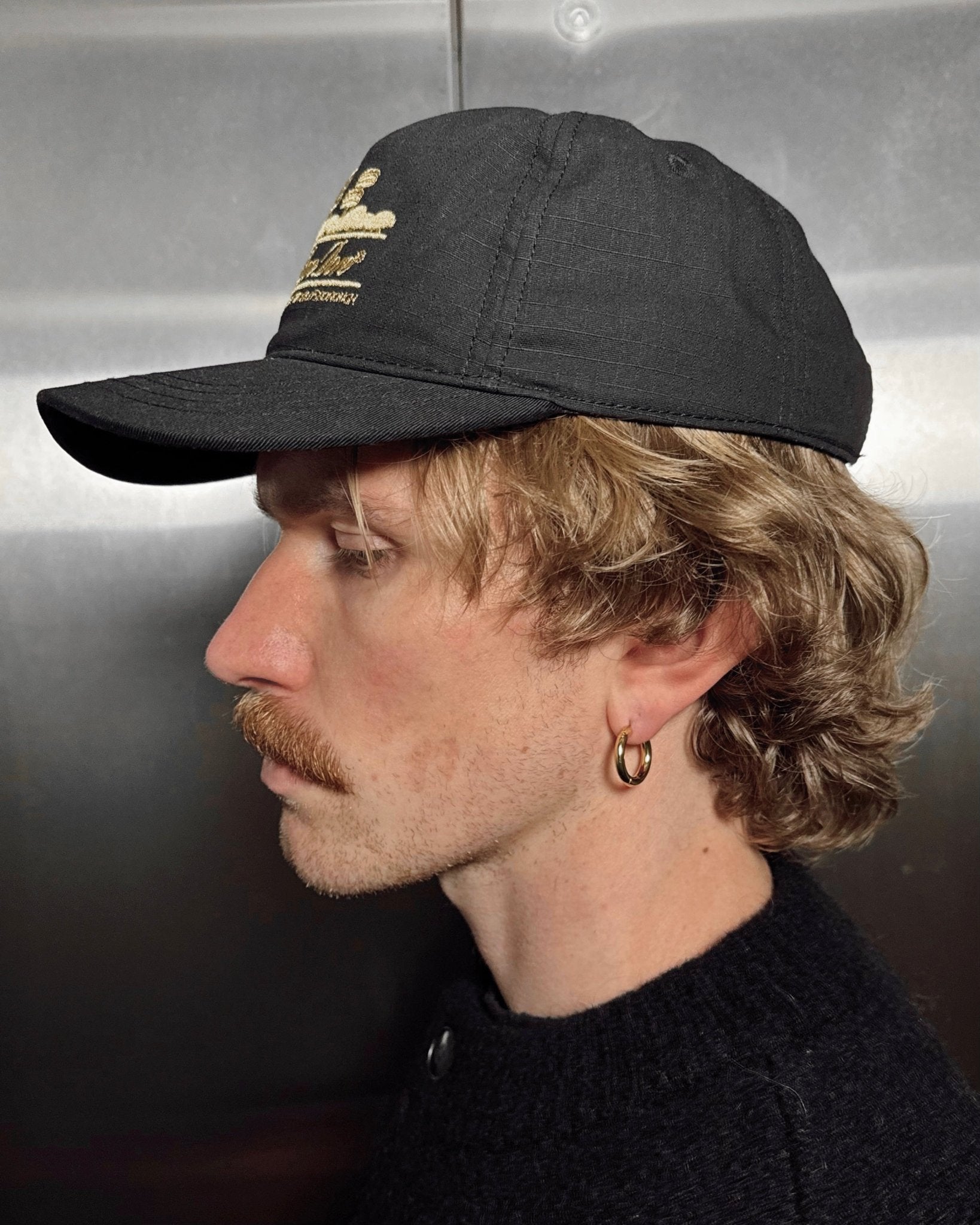 GOLD NC LARGE HOOP - North Cross - Earring