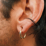 GOLD SMALL HOOP - North Cross - Earring