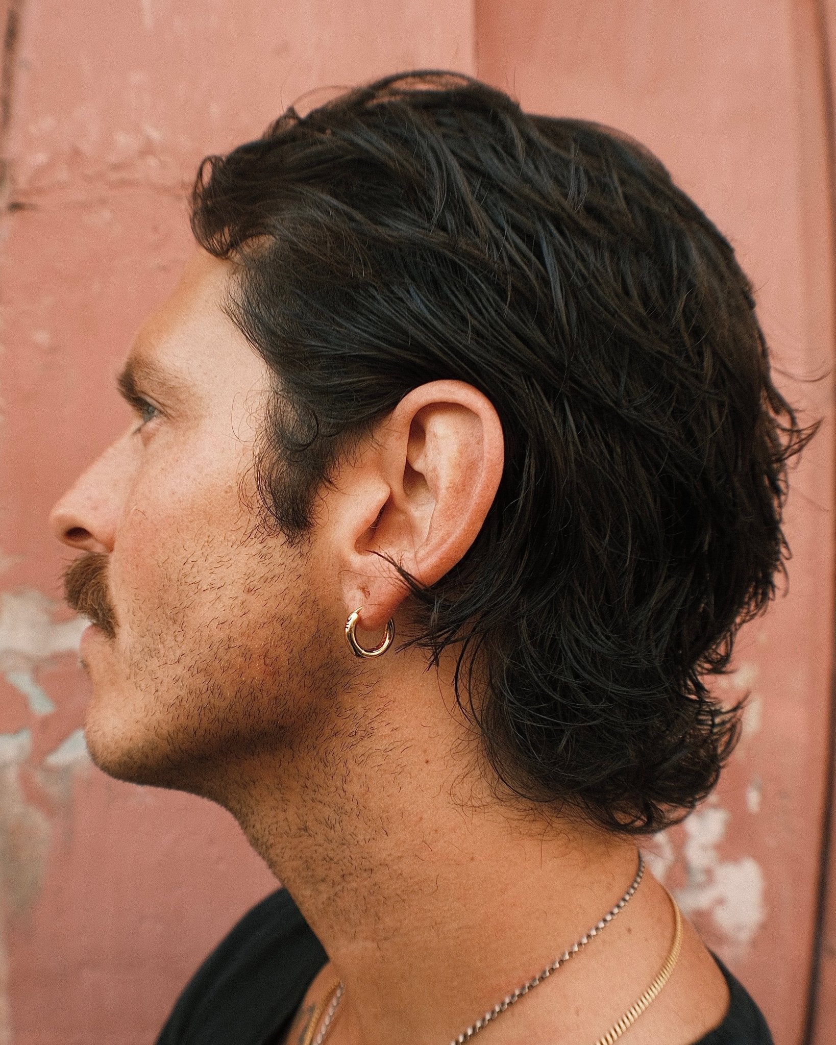 GOLD SMALL HOOP - North Cross - Earring