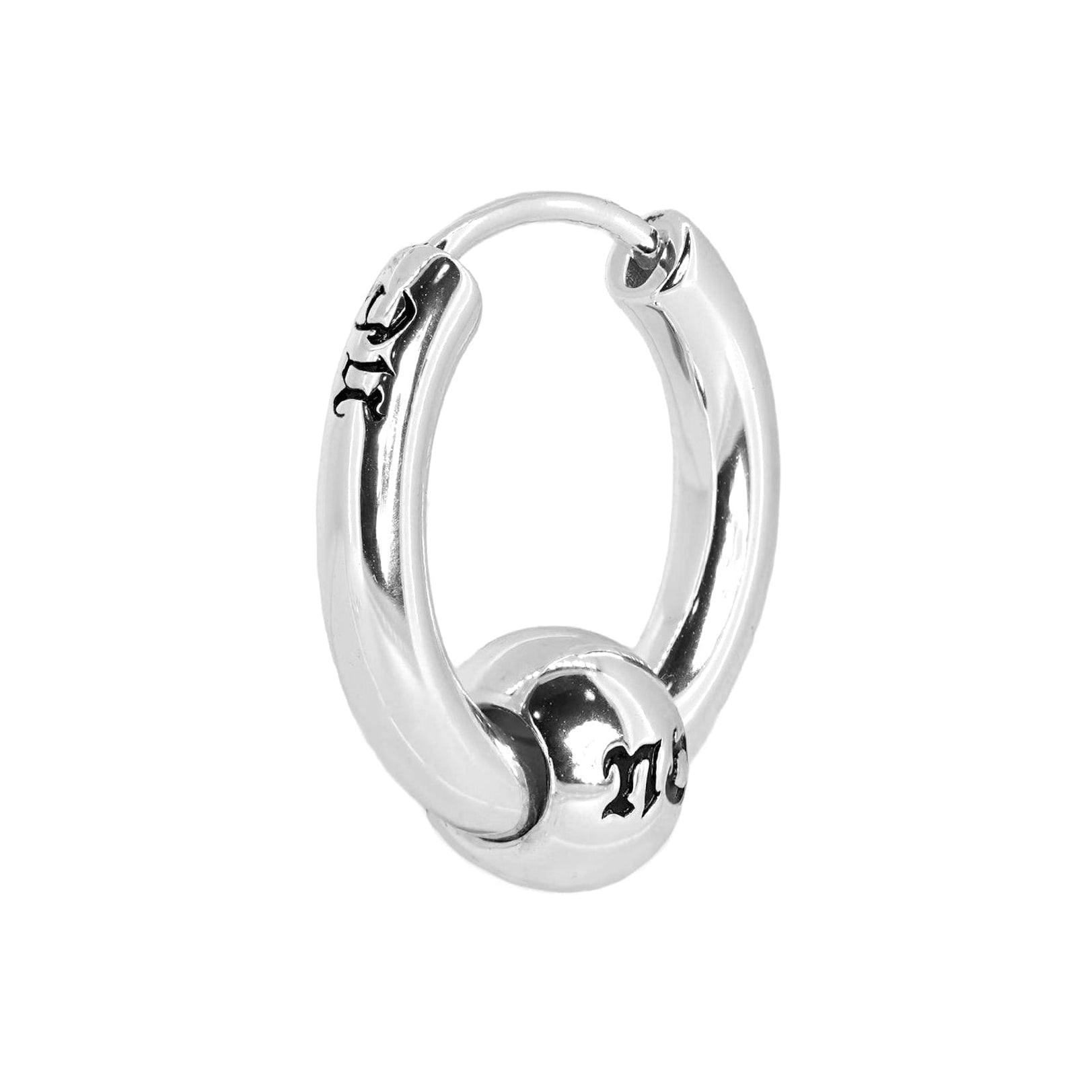 LARGE BALL HOOP - North Cross - Earring