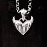 LARGE HORNED HEART PENDANT - North Cross - Pendant