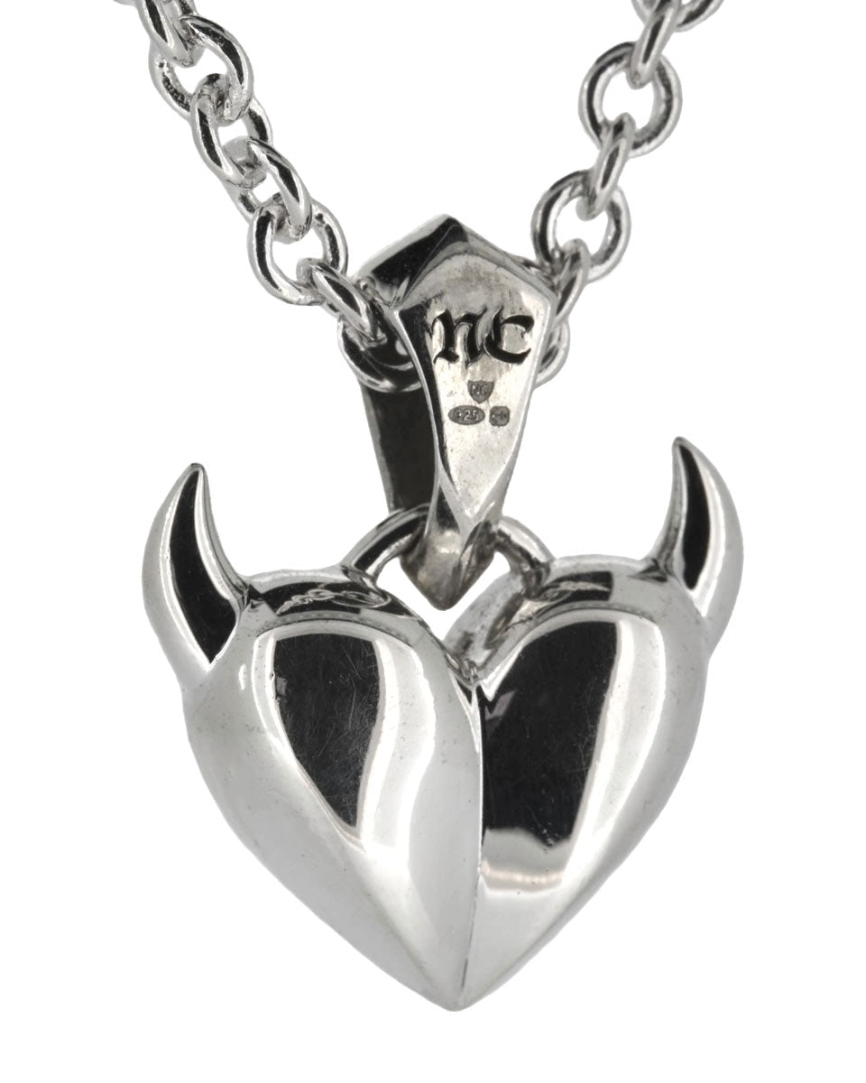 LARGE HORNED HEART PENDANT - North Cross - Pendant