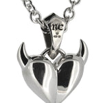LARGE HORNED HEART PENDANT - North Cross - Pendant