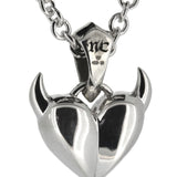 LARGE HORNED HEART PENDANT - North Cross - Pendant
