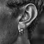 LOVE HATE HOOP (coming soon) - North Cross - Earring