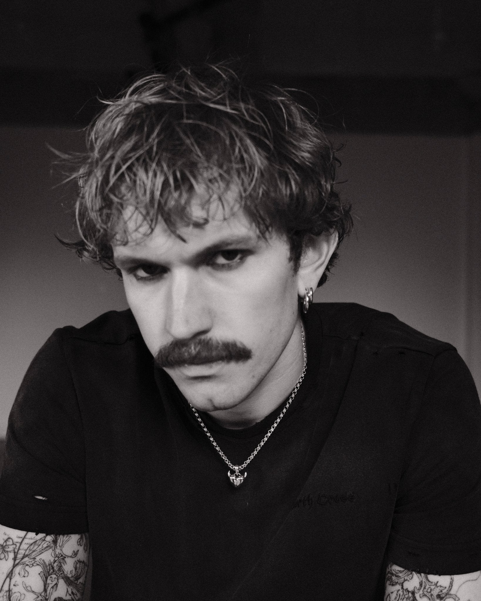 SMALL HORNED HEART PENDANT - North Cross - Pendant