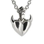 SMALL HORNED HEART PENDANT - North Cross - Pendant