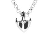 SMALL HORNED HEART PENDANT - North Cross - Pendant