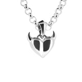 SMALL HORNED HEART PENDANT - North Cross - Pendant