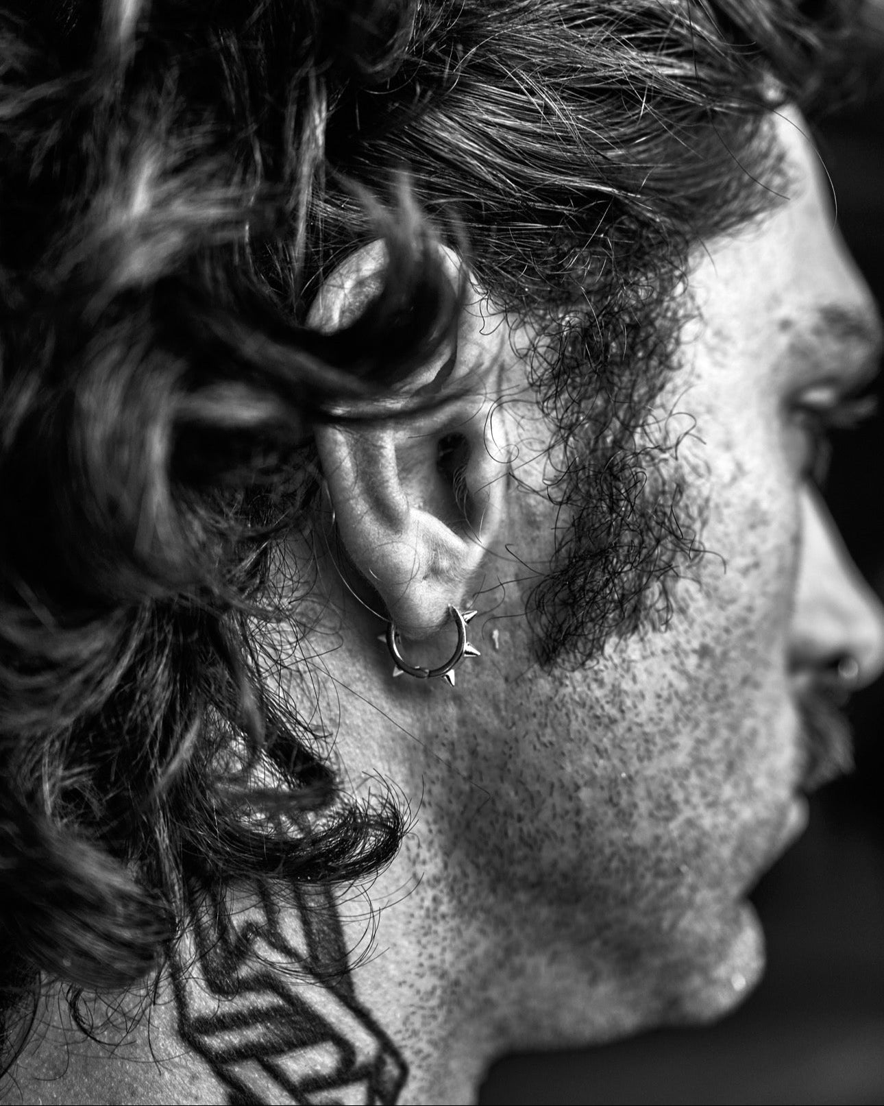 SPIKED HOOP (coming soon) - North Cross - Earring
