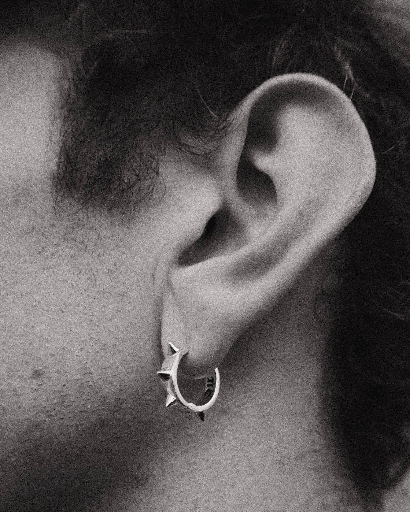 SPIKED HOOP - North Cross - Earring