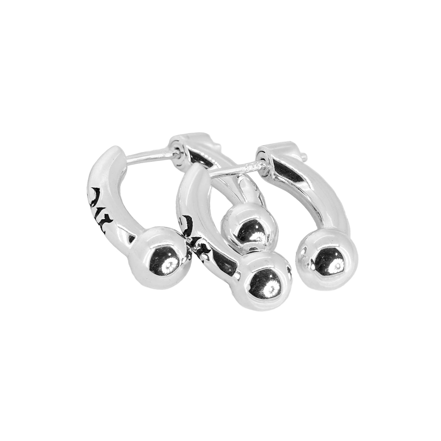 The Barbell - North Cross - Earring